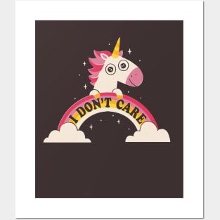 Unicorn Don't Care Posters and Art